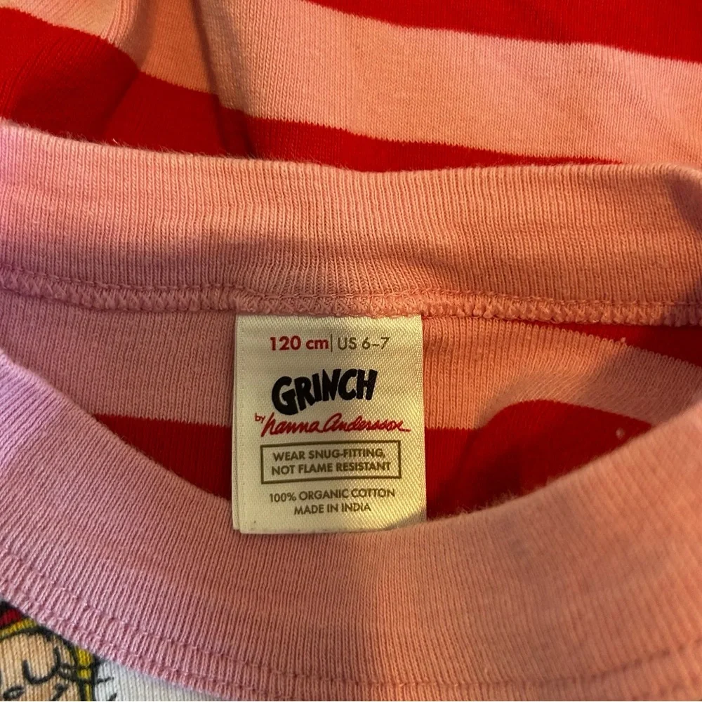 Hanna Andersson The Grinch Dr Seuss Cindy Lou Who Candy Candy‎ Pajama Shirt Top